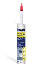 Герметик Briko Neutral Silicone, 300 мл, прозрачный