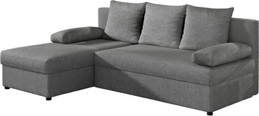 Kampinė sofa Gino Sawana 21, pilka, 146 x 206 cm x 90 cm