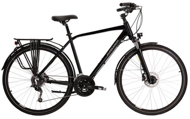 Велосипед туристический Kross, 28 ″, XL рама, черный/серый