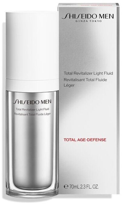 Крем для лица Shiseido Men Total Revitalizer Light Fluid, 70 мл