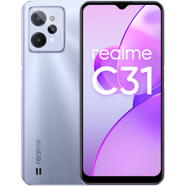 Мобильный телефон Realme C31, серебристый, 3GB/32GB