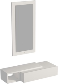 Konsoollaud Kalune Design Vien, valge, 29.6 cm x 82 cm x 15.8 cm