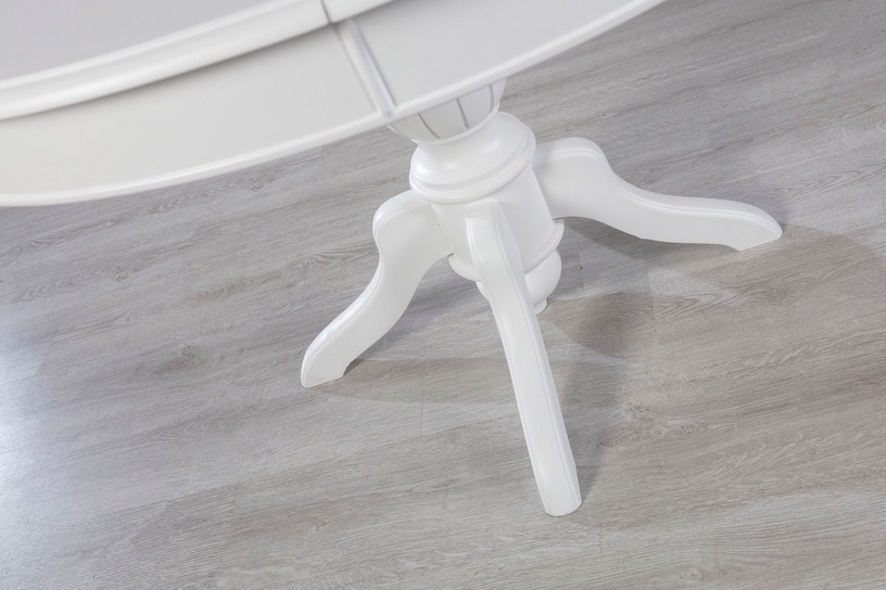 Ēdamistabas komplekts Kalune Design Albero 151, balts/pelēks