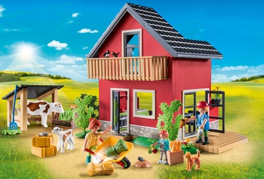Konstruktor Playmobil Country Farmhouse with Outdoor Area 71248, plastik