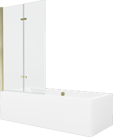 Vann seinaga, sisseehitatav Mexen Cube, 180 cm x 80 cm x 39 cm, ristkülik