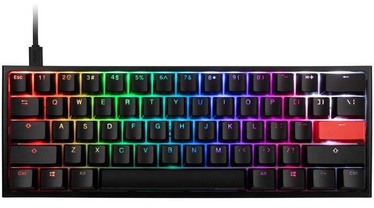 Klaviatūra Ducky One 2 One 2 Mini Cherry MX Blue Angļu (US), melna