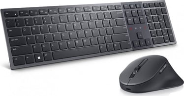 Комплект клавиатуры и мыши Dell Premier KM900 Cherry MX ULTRA Английский (US), черный, беспроводная