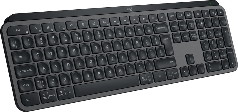 Клавиатура Logitech MX Keys S EN, графитовый, беспроводная
