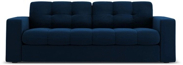 Dīvāns Micadoni Home Justin Velvet, zila, 162 x 90 cm x 72 cm