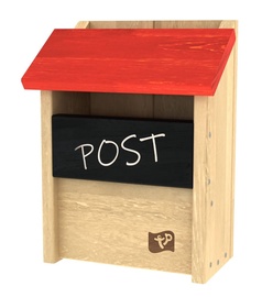 Детский деревянный почтовый ящик 4IQ Mailbox, 21.2 см x 11.1 см x 27 см