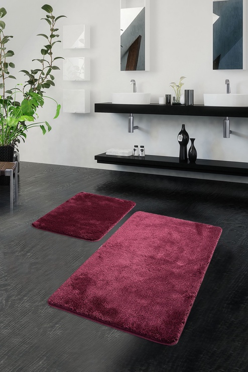 Vannitoamattide komplekt Foutastic Havai 359CHL2341, violetne, 600 mm x 1000 mm