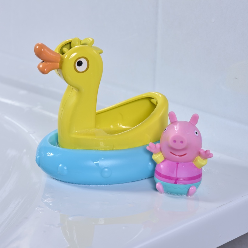 Vannitoa mänguasjade komplekt Toomies Peppa Pig Peppa & Duck, mitmevärviline