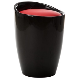 Pink VLX Storage Stool 249800, must/punane, 365 mm x 360 mm x 500 mm