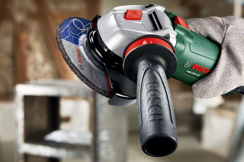 Электрическая углошлифовальная машина Bosch PWS 850-125, 850 Вт