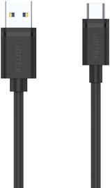 Kaabel Unitek USB 3.0 to USB-C C14103BK-1.5M, must, 1.5 m