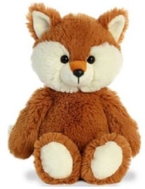 Mīkstā rotaļlieta Aurora Fox, brūna, 28 cm