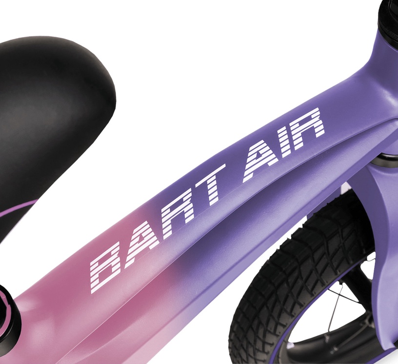 Tasakaaluratas Lionelo Leo-Bart Air 70205, roosa/violetne, 12"