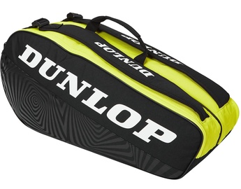 Sporta soma Dunlop SX CLUB 6, melna/dzeltena, 55 l, 340 mm x 760 mm x 280 mm