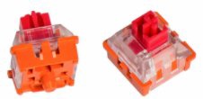 Slēdzis Keychron Lava Optical Red Switch Set Z81, sarkana/oranža