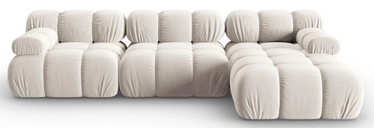 Stūra dīvāns Micadoni Home Bellis, gaiši bēša, labais, 285 x 122 cm x 63 cm