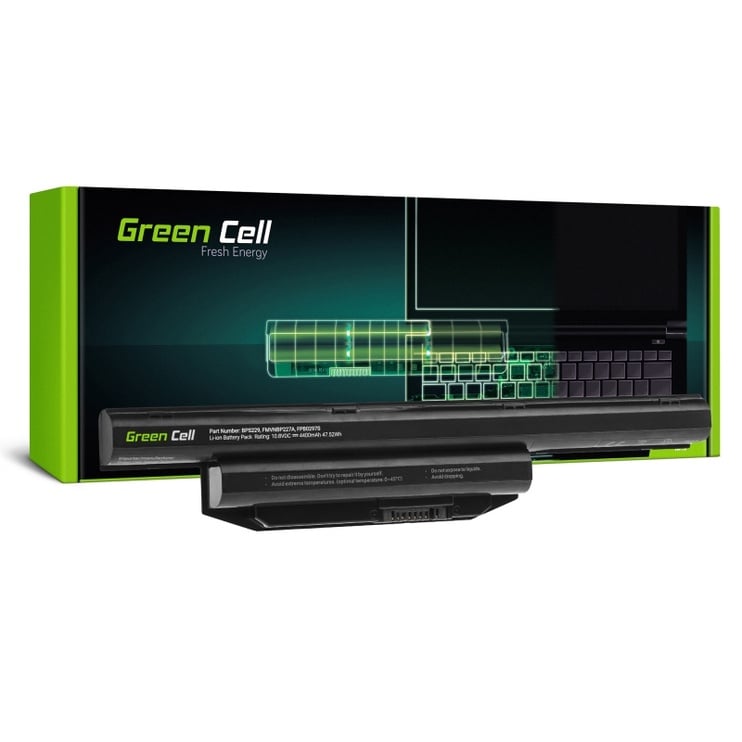 Klēpjdatoru akumulators Green Cell, 4.4 Ah, LiPo