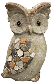 Декорация "Сова" Besk Garden Owl 4750959108154, 12 см, коричневый