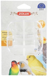 Миска для еды Zolux Feeder With Perch 134345, 18 см x 7.5 см x 11 см