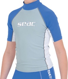 Футболка с короткими рукавами, детские/универсальный Seac RAA Short Evo Kid, синий, 6 лет
