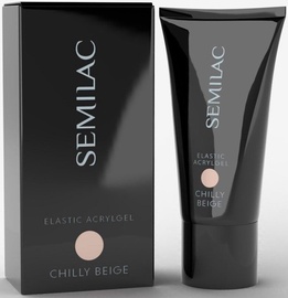 Лак-гель Semilac Elastic Acrygel Chilly Beige, 30 г