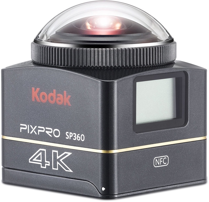 Экшн камера Kodak Pixpro SP360 4K Pack SP3604KBK7, черный