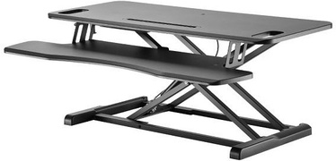 Игровой стол регулируемая высота Neomounts By Newstar Sit-Stand Workstation, черный