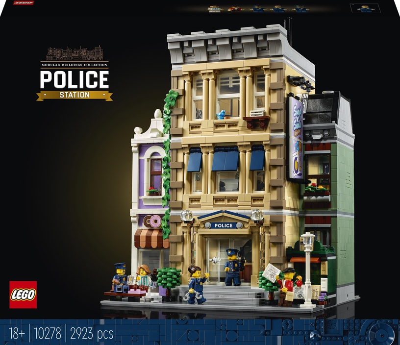 Konstruktor LEGO ICONS Politseijaoskond 10278, 2923 tk