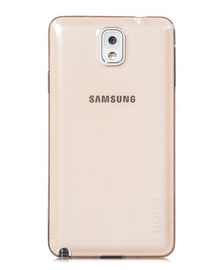 Чехол для телефона Hoco, Samsung G850F Galaxy Alpha, прозрачный/золотой