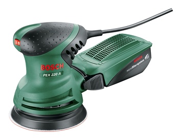 Elektriskā ekscentra slīpmašīna Bosch Green PEX220A, 1.4 kg, 220 W