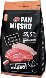 Kuiv koeratoit Pan Miesko Veal with Turkey, vasikaliha, 20 kg