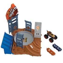 Автомобильная трасса Mattel Hot Wheels Monster Trucks Arena Smashers Tiger Shark Spin-Out Challenge HNB93