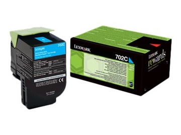 Tonera kasete Lexmark 702C, ciāna (cyan)