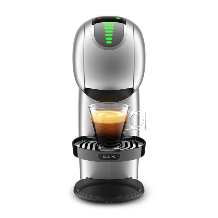 Kapsulas kafijas automāts Krups Genio S Touch KP440E31, sudraba/melna