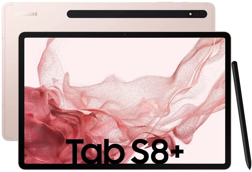 Tahvelarvuti Samsung Galaxy Tab S8 Plus WiFi, 12.4", 8GB/256GB, roosa