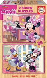 Medinė dėlionė Educa Minnie Happy Helpers 17625