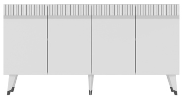 Kummut Kalune Design Defne 475OLV1740, valge/hõbe, 150 cm x 40 cm x 80 cm