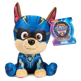 Mīkstā rotaļlieta Paw Patrol Mighty Pups Movie Chase, zila, 15 cm