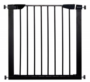 Saugumo varteliai Springos Safety Gate SG0002AC, 75 - 117 cm, plastikas/metalas, juoda