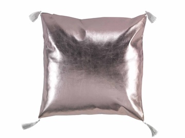 Декоративная подушка Douceur Luxury Suede, серебристый/фиолетовый, 40 см x 40 см