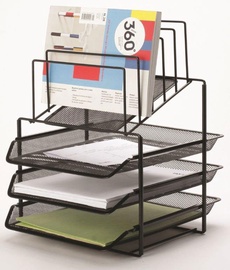 Dokumentų lentynėlė Q-Connect Letter Sorter And File Tray, juoda