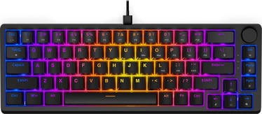 Клавиатура Krux KRX0126 Outemu Red EN, черный, беспроводная