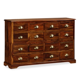 Kummut VLX Solid Sheesham Wood 243942, pruun, 120 x 30 x 75 cm