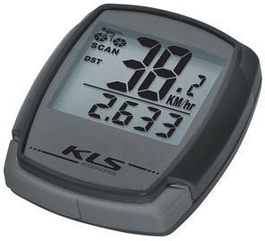 Velosipēdu dators Kellys Cycle Computer KCC-09, plastmasa, pelēka