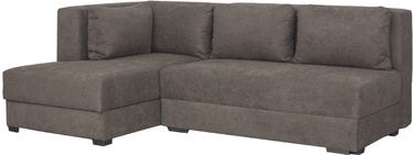 Stūra dīvāns-gulta Bodzio Judyta TJNL-D4/2, brūna, kreisais, 155 x 225 cm x 77 cm