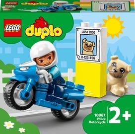 Конструктор LEGO® DUPLO® Полицейский мотоцикл 10967